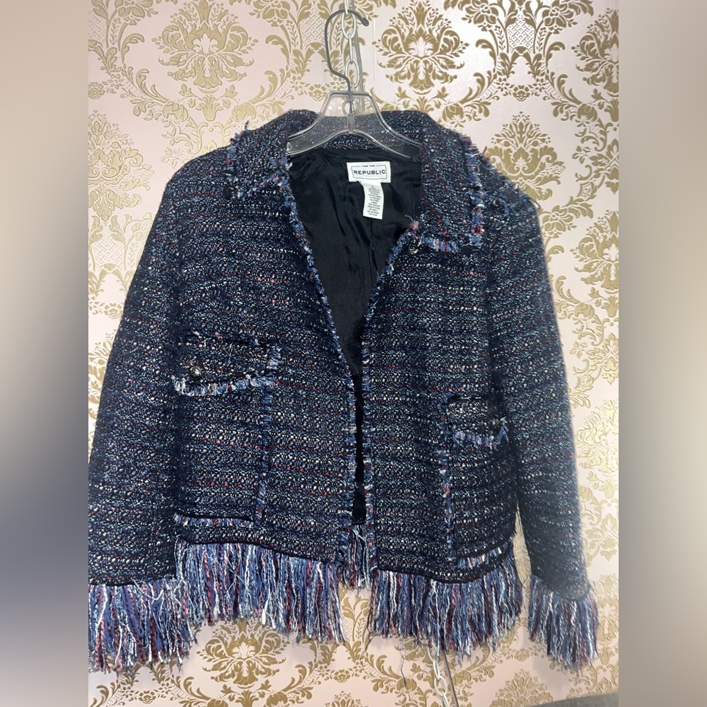 For the Republic Tweed blazer
